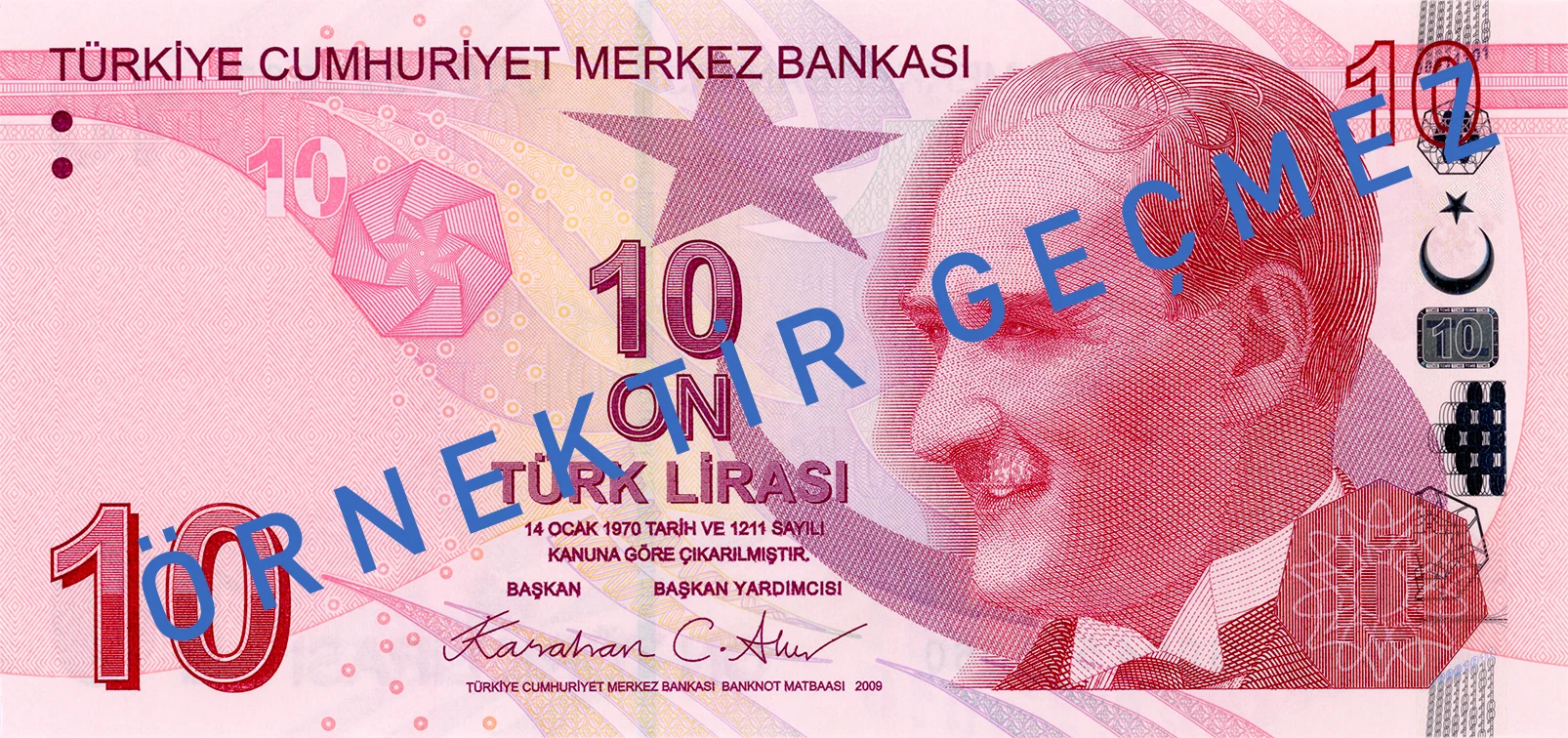 9.Emisyon 10 Türk Lirası VII.Tertip